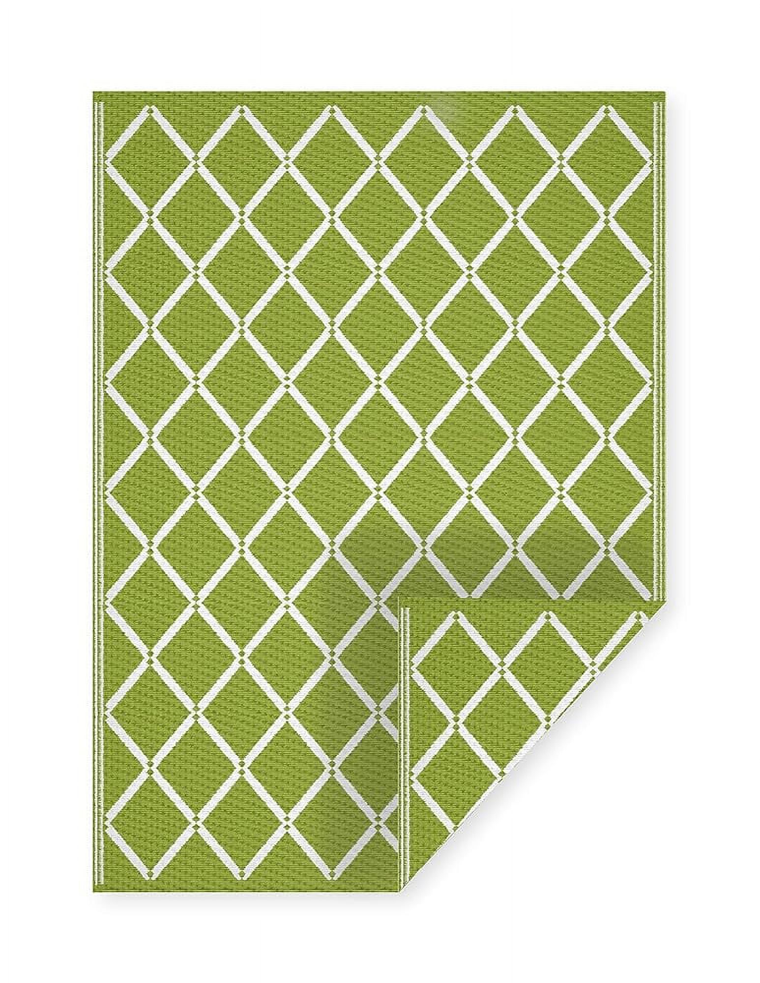 Indoor Outdoor Rug 5X7 Ft Made From 100 Recycled Polypropylene Plastic Easy To Clean