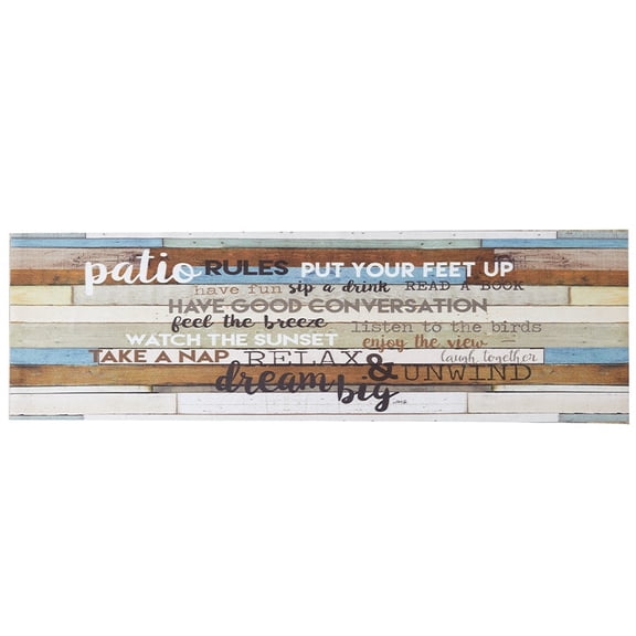 Indoor/Outdoor Rules Collection - Patio Area Rug