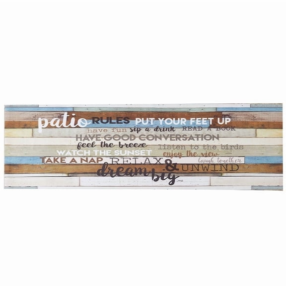 Indoor/Outdoor Rules Collection - Patio Area Rug