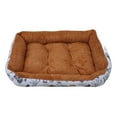 thumbnail image 1 of Indoor/Outdoor Seating Bed for Cats Dogs, Thickening & Warming Plush Pad, 17.7 x 11.8 inch, 1 of 6