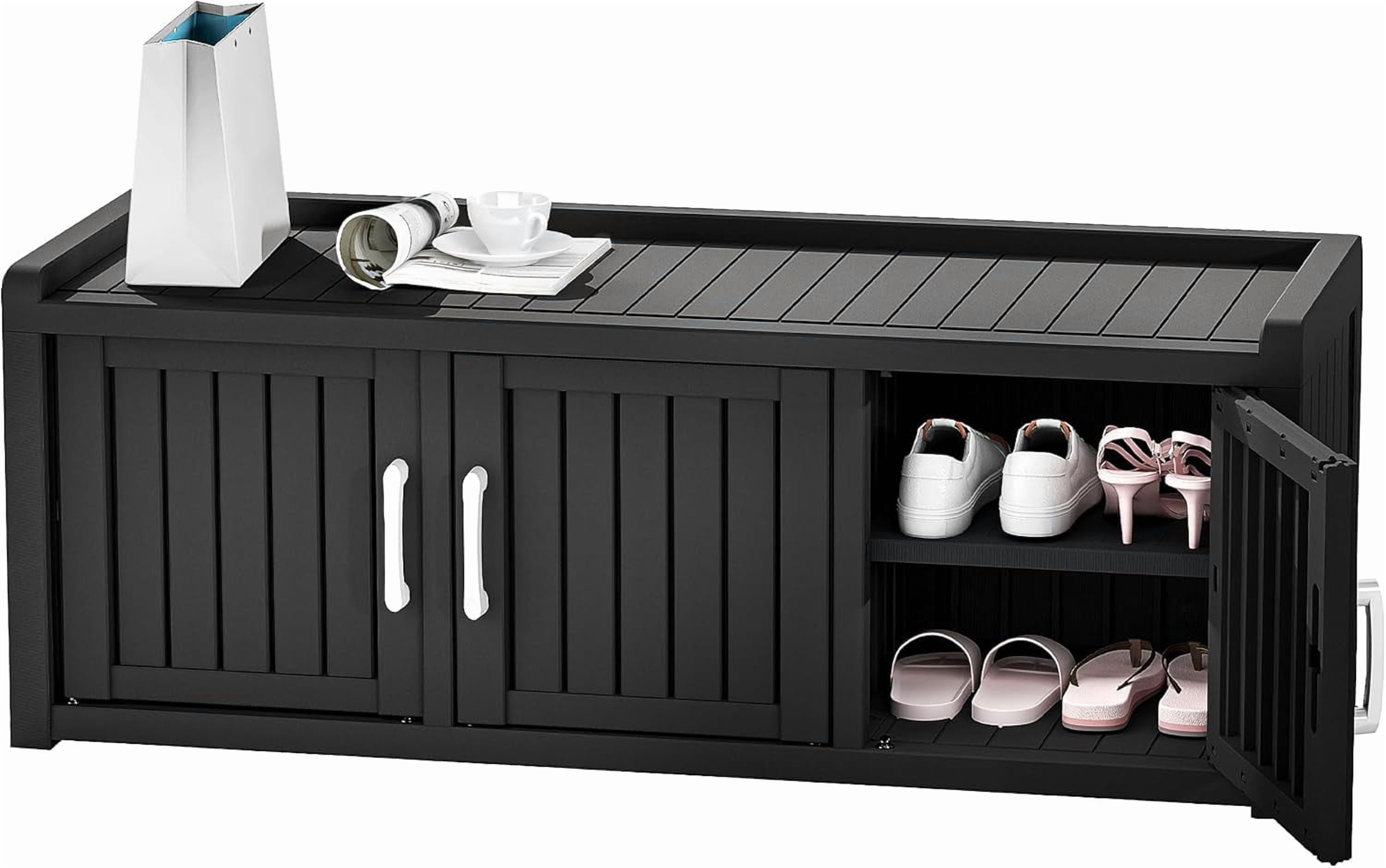 Indoor Outdoor Shoe Storage Cabinet for Entryway - Outdoor Shoe Rack ...