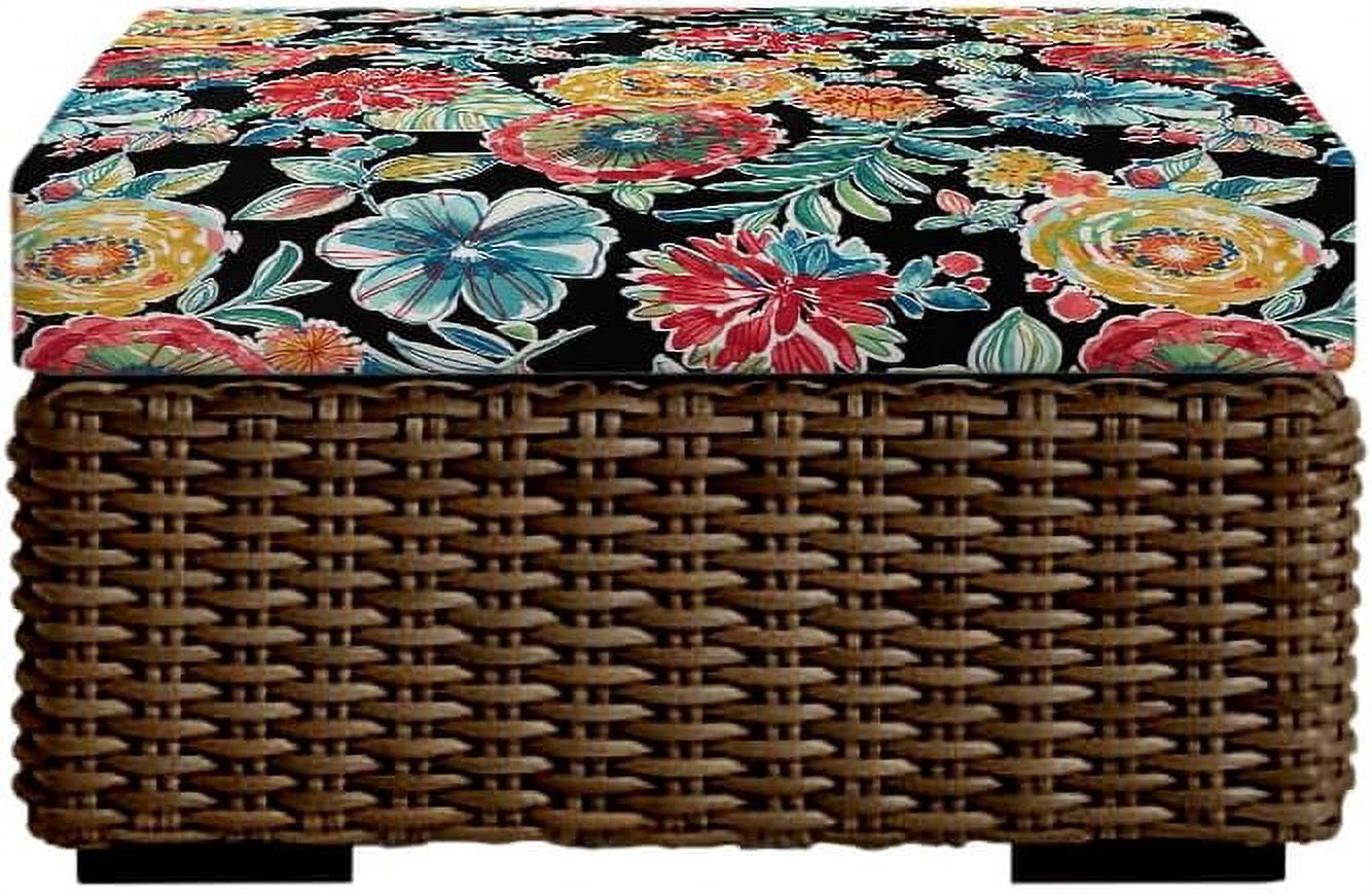 Indoor Outdoor Single Foam Ottoman Cushion, (23" X 19" X 4", Colsen ...