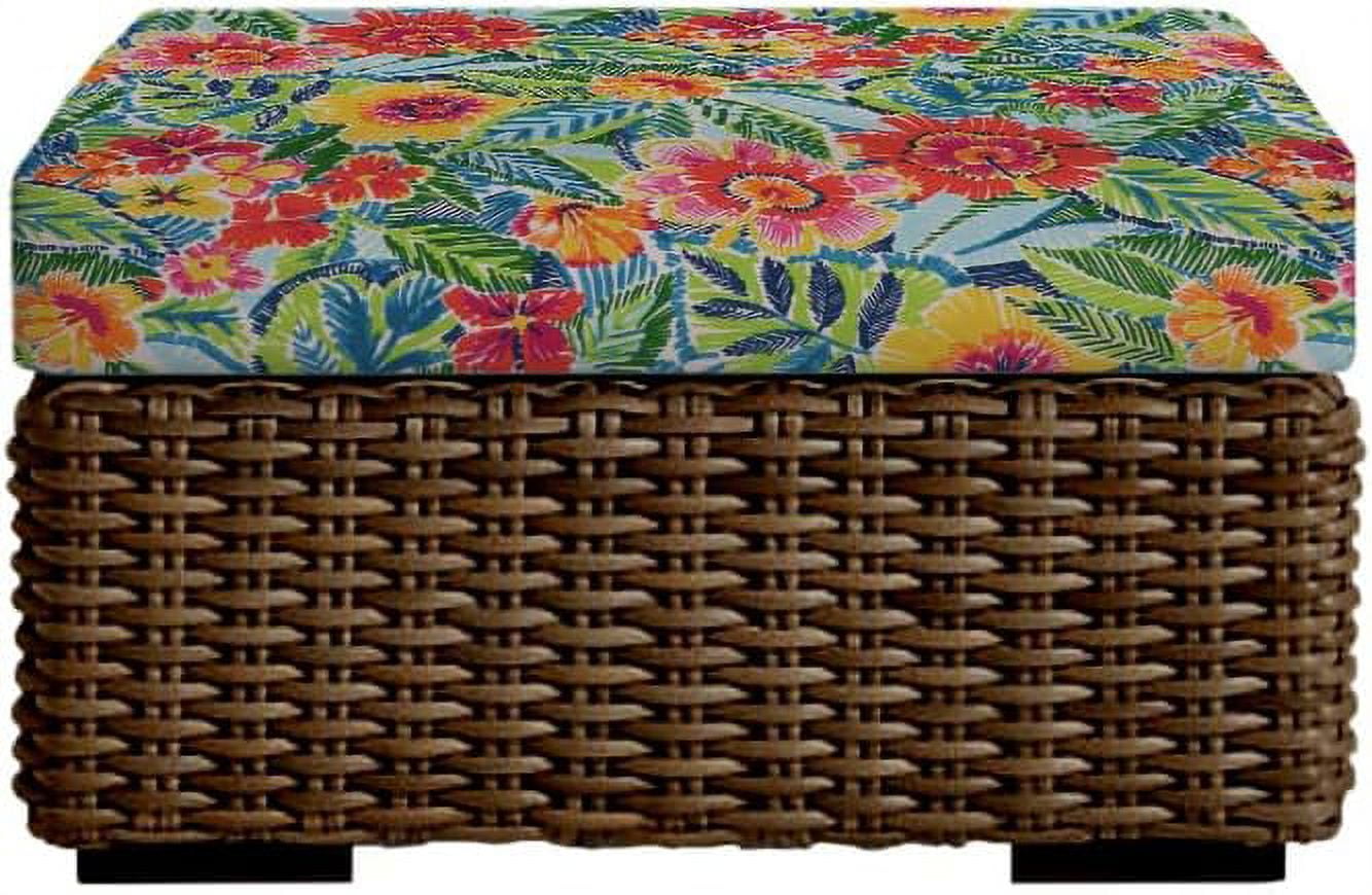 Indoor Outdoor Single Foam Ottoman Cushion, (23" X 19" X 4", Pensacola ...