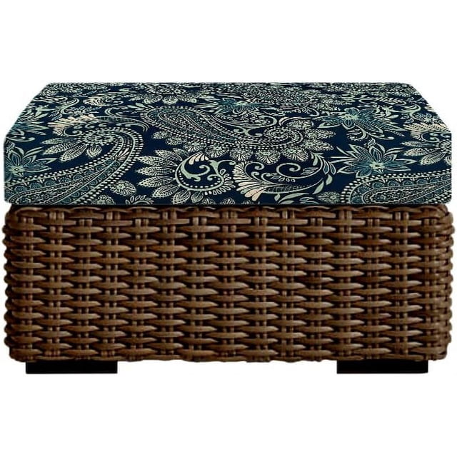 Indoor Outdoor Single Foam Ottoman Cushion, (24" X 20" X 4", Eastman ...