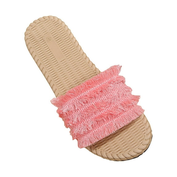 Indoor/Outdoor Soft EVA Slippers for Women Boho Beach Summer Slide Shoes Vacation Resort Comfortable Flip Flops