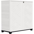 thumbnail image 1 of Indoor/Outdoor Storage Cabinet Waterproof, 34"x15"x34" Plastic Outdoor Storage Box for Garden Balcony Bathroom, All Weather Outdoor Storage Clearance, DIY Usage, 1 of 6