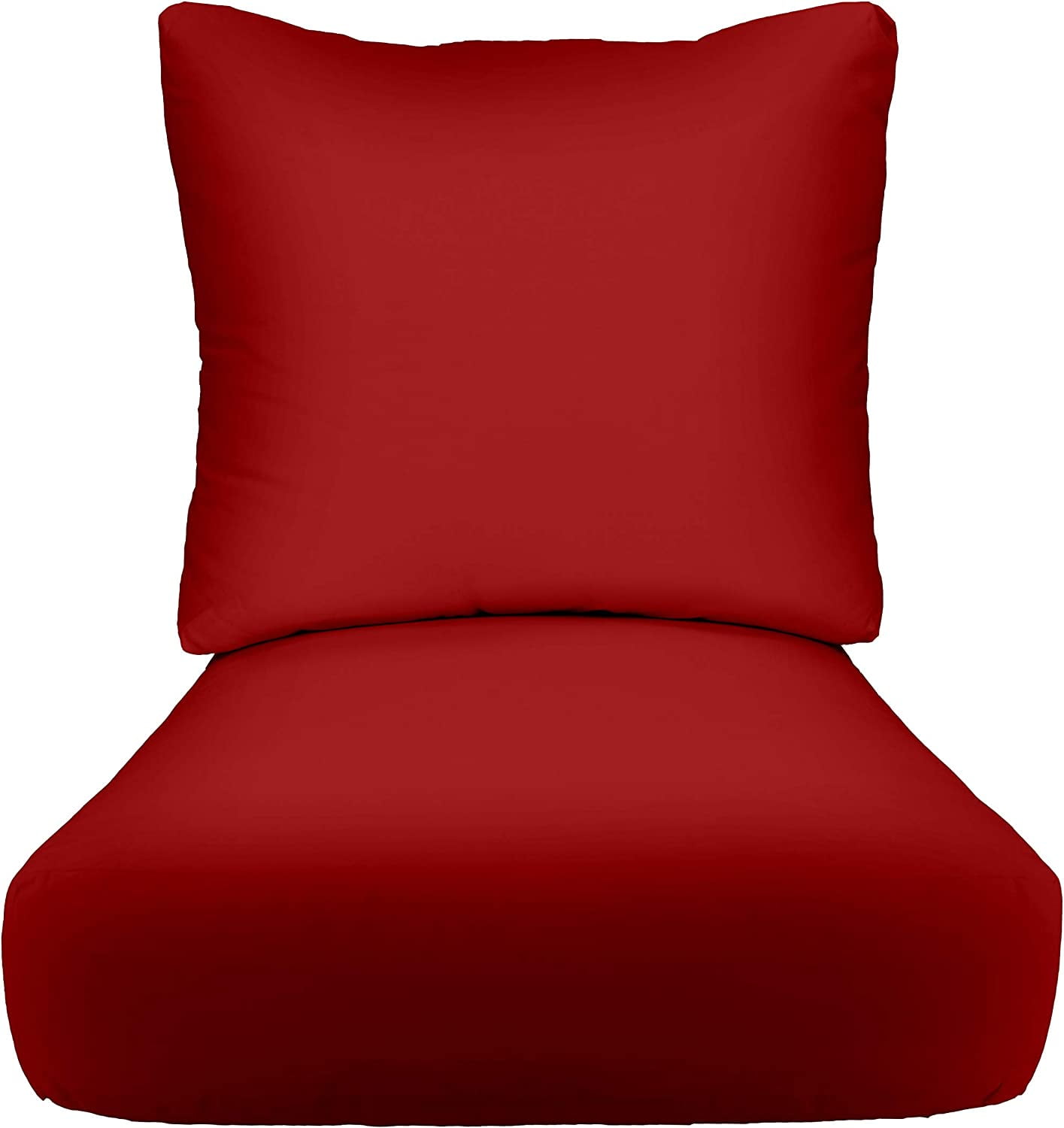 Indoor Outdoor Sunbrella Deep Seating Cushion Set, 24”X 27” X 5” Seat