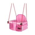 thumbnail image 1 of Indoor-Outdoor Swing Set​​ with Safety Harness, 50kg Capacity Swivel Chair, Removable Canopy for Backyard/Playroom, 1 of 6