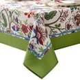 thumbnail image 1 of Indoor Outdoor Tablecloth Water Resistant Spill Proof Fabric Table Cover 60x84Inch Rectangle,Botanical Garden, 1 of 6