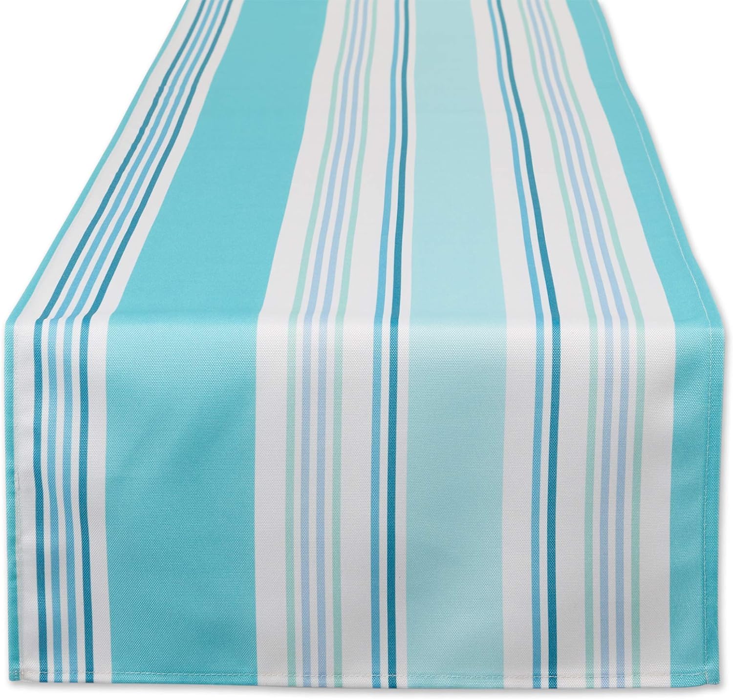Indoor/Outdoor Tabletop Collection Multi-use, Machine Washable, Striped ...