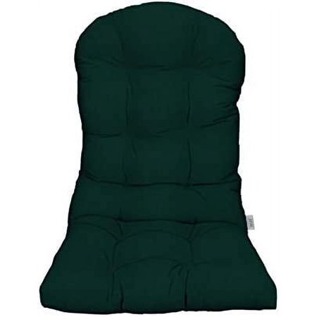 Indoor Outdoor Tufted Adirondack Chair Seat Cushion - Made from Fabric - Choose Color  Quantity (Canvas Forest Green, 1)