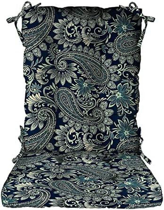 Indoor Outdoor Tufted Rocker Rocking Chair Pad Cushions, Choose Size