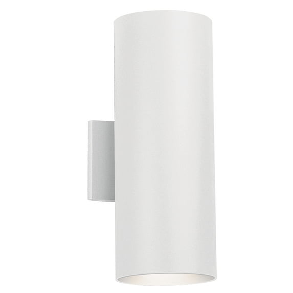 Indoor/Outdoor Wall 2-Light in White