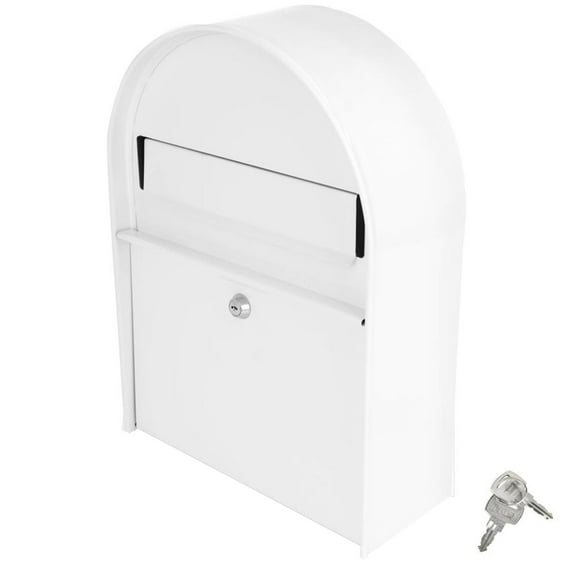 Indoor/Outdoor Wall Mount Locking Mailbox