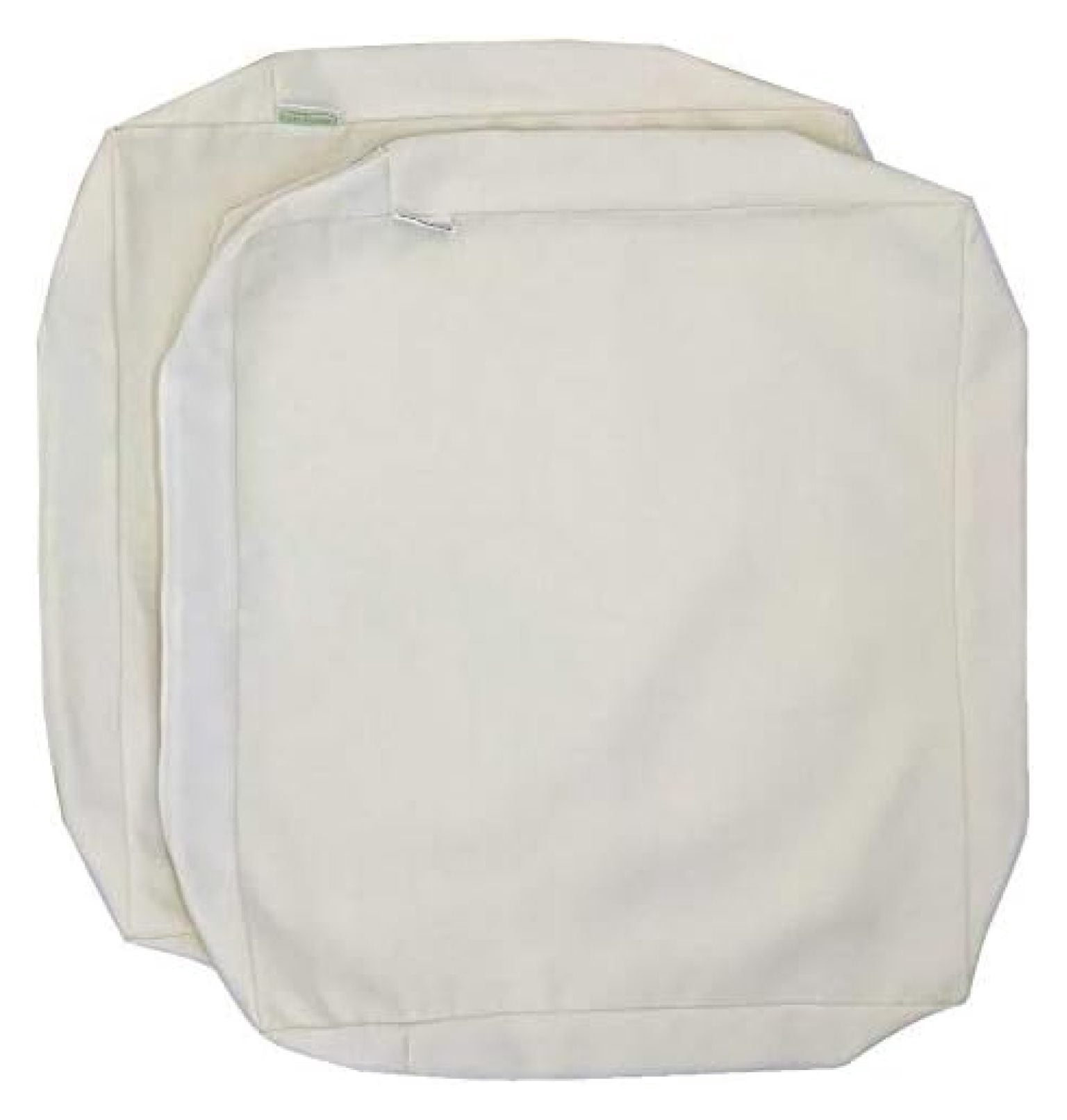 Indoor Outdoor Water High UV Resistant Patio Chair Cushion Cover (Cream White, 24"x24"x4" (2 Covers))
