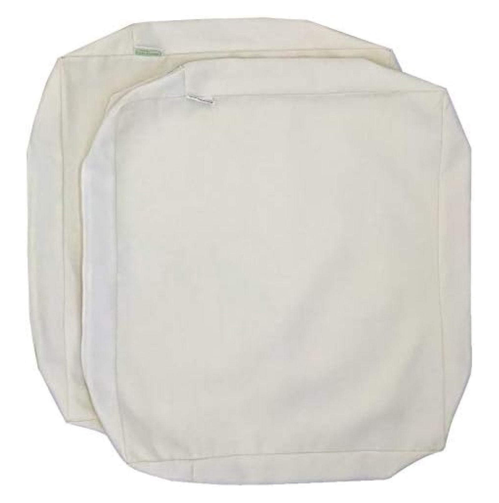 Indoor Outdoor Water High UV Resistant Patio Chair Cushion Cover (Cream White, 24"x24"x4" (2 Covers))