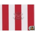 thumbnail image 1 of Indoor/Outdoor Waterproof Bordered Deck Stripe RED WHITE Fabric / 60" Wide / Sold by the yard, 1 of 1