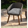 thumbnail image 1 of Indoor Outdoor Waterproof Chair Seat Pads Cushion |19x19 Inches – Thick Patio Garden Furniture Cushions with Ties, 1 of 4