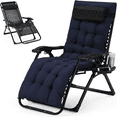 thumbnail image 1 of Indoor/Outdoor Zero Gravit Lounge Chair with Cupholder/Pillow,Adjustable Anti Gravit Chair with 440 Lbs Capacity, 1 of 7