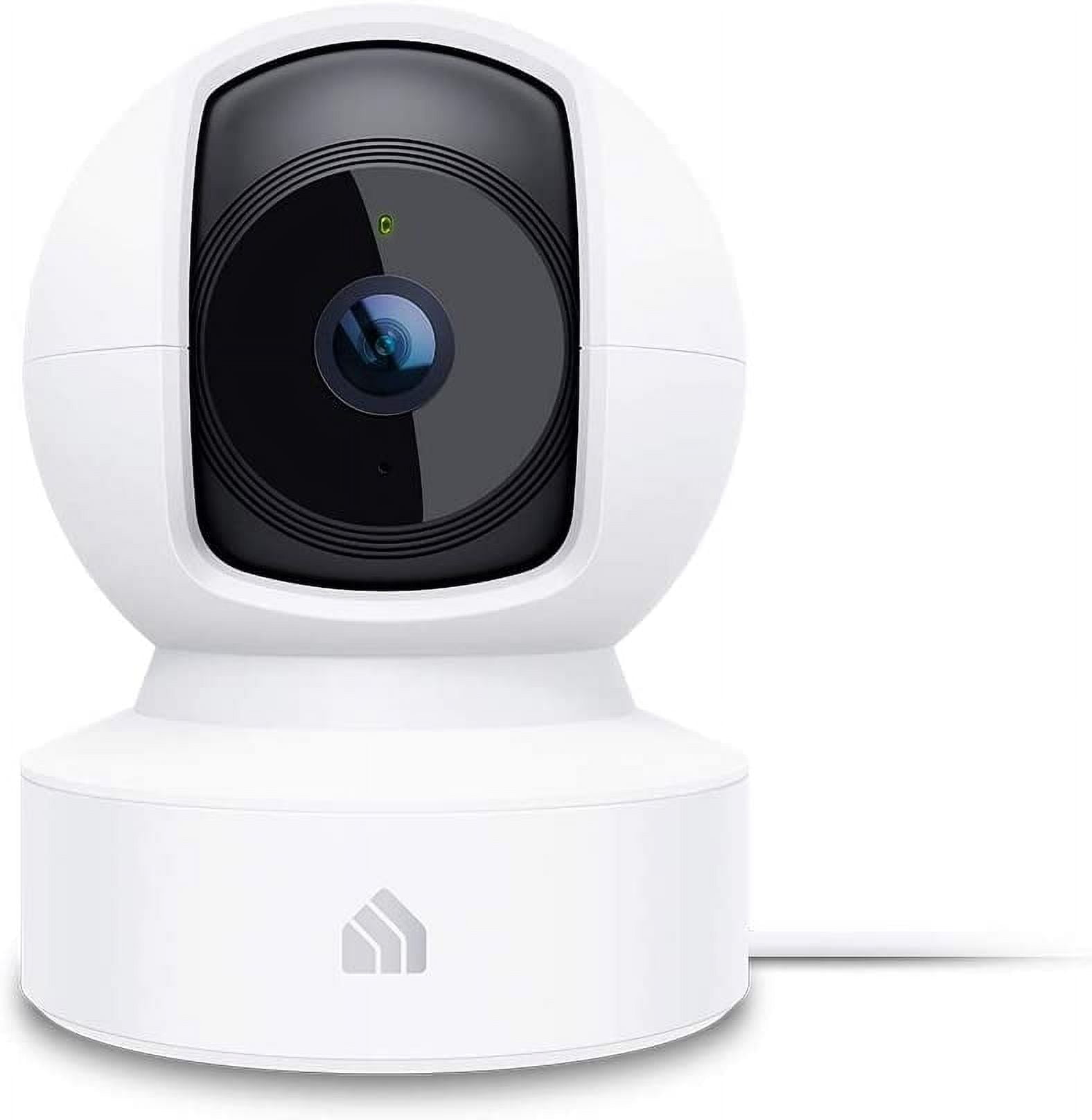 Indoor Pan/Tilt Smart Security Camera, 1080p HD Dog Camera 2.4GHz with Night Vision, Motion Detection for Baby and Pet Monitor, Cloud \u0026 SD Card Storage, Works with Alexa \u0026 Google Home (EC70)