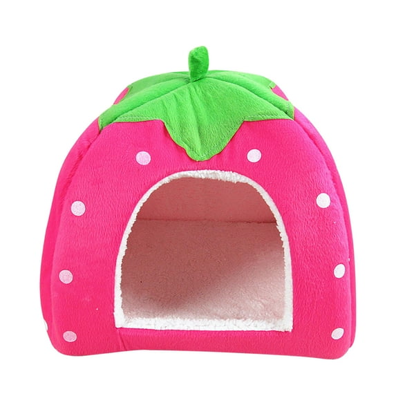 Indoor Pet House, Winter Pet House, Foldable Padded Yurt Tent for Small Cats and Dogs, Warm Waterproof Shelter with High-Grade Short Plush and Thick Sponge Insulation, Easy to Store and Carry