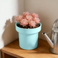 thumbnail image 1 of Indoor Plant Pots, Mini Desktop Flower Pot For Succulents And Cacti, Plastic Round Simple Design, 1 of 7