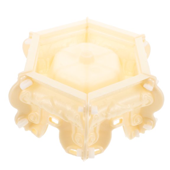 SOPOTUTU Reusable Flower Pot Mold DIY Mold Plastic Light Yellow 1Pack