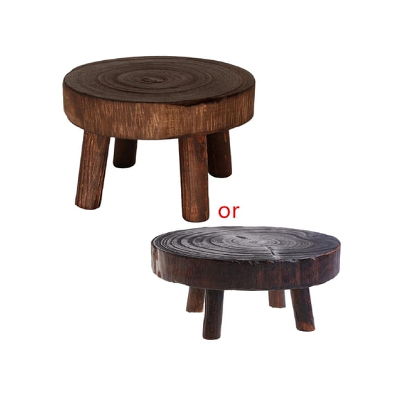 Indoor Plant Stand,Mid Century Wood Plant Stand Modern Plant Table,Plant Holder for Flower Pots,Small Round Side Table