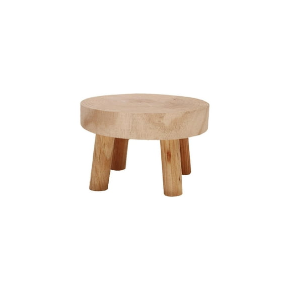 Indoor Plant Stand,Mid Century Wood Plant Stand Modern Plant Table,Plant Holder for Flower Pots,Small Round Side Table