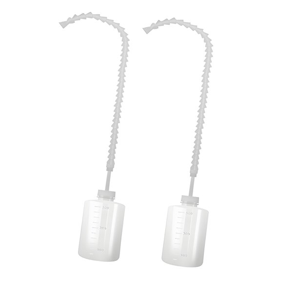 Indoor Plant Watering Bottle, Curved Spout Squeeze Control for Soil Directed Root Care on Home Shelves Corners