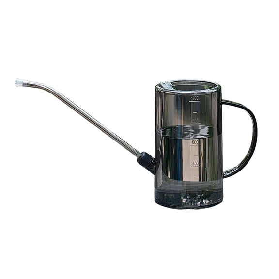 Indoor Plant Watering Can, Small Plant Watering Can, 1L Volume, Stainless Steel Spout, Volume Markings, Outdoor Gardening, 1 Pc