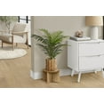 thumbnail image 1 of Indoor Plants Artificial Plant, 24" Tall, Palm, Indoor, Faux, Fake, Table, Floor, Greenery, Potted, Real Touch, Decorative, Green Leaves, Beige Woven Basket,Artificial Flowers, 1 of 5