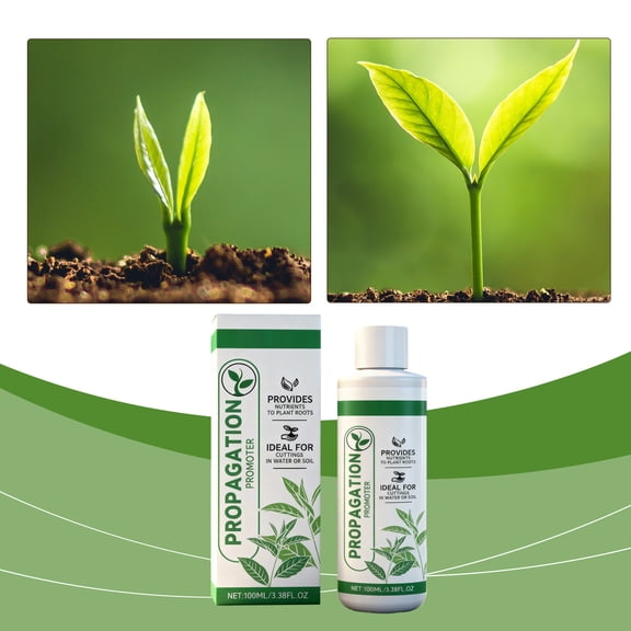 Indoor Plants Propagation Drops - Natural Rooting Agent, 100ml Growth Promoter for Cuttings & Hydroponics