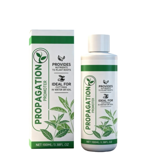 Indoor Plants Propagation Drops, Rooting Agent for Healthier Plants, Natural Growth Promoter with Seaweed Extract for Cuttings, 100ml Liquid Rooting Hormone