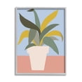 thumbnail image 1 of Indoor Potted Plant Soft Green Blue Red 11 in x 14 in Framed Painting Art Prints, by Stupell Home Décor, 1 of 5