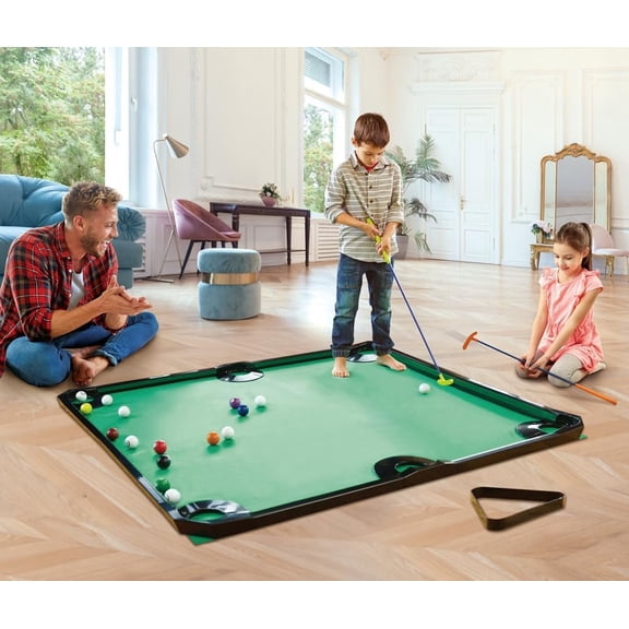 Indoor Putting Green, Mini Pool Table Style & Golf Set