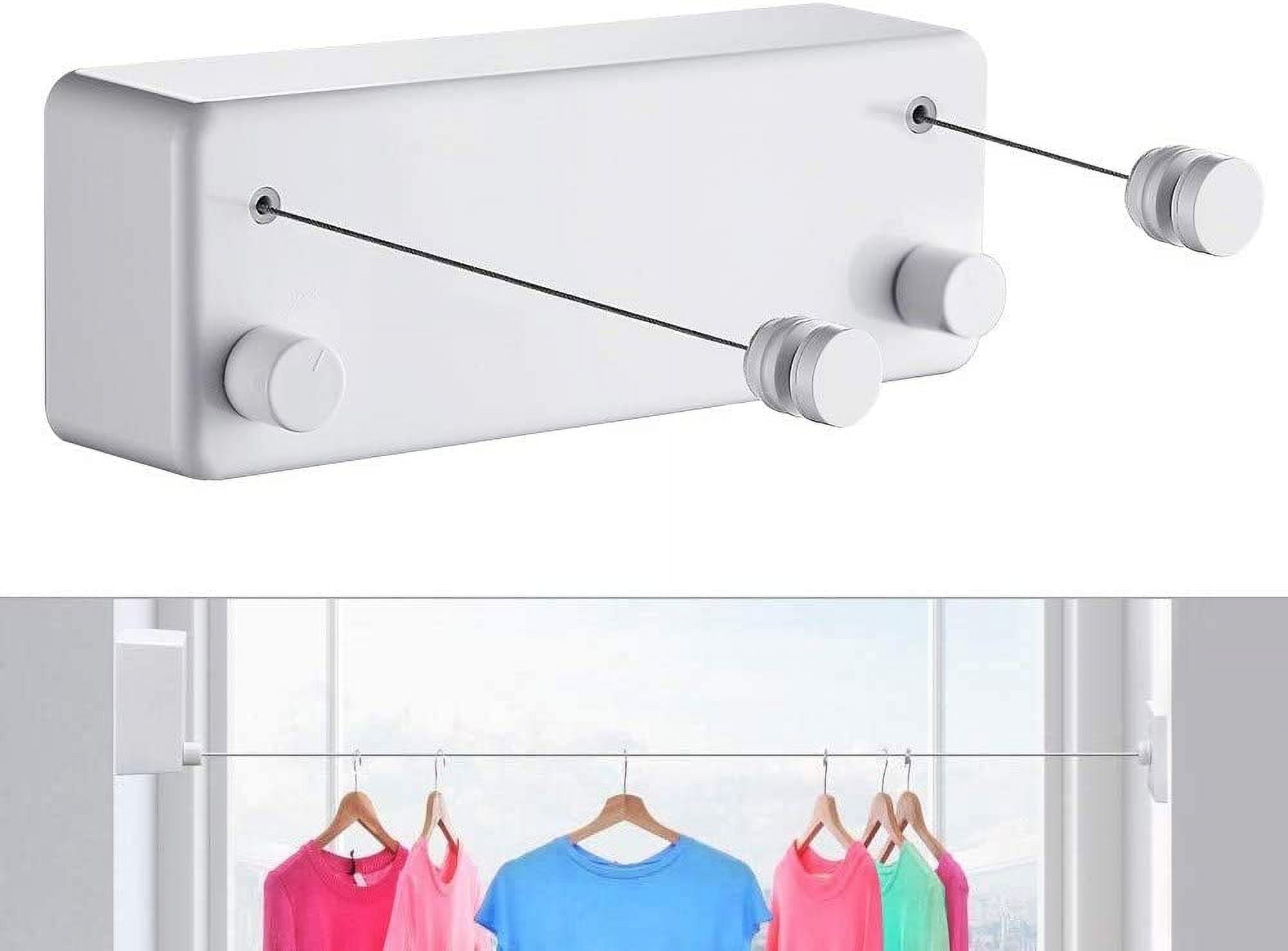 Indoor Retractable Clotheslines Wall Mounted Stainless Steel 2*4.2M