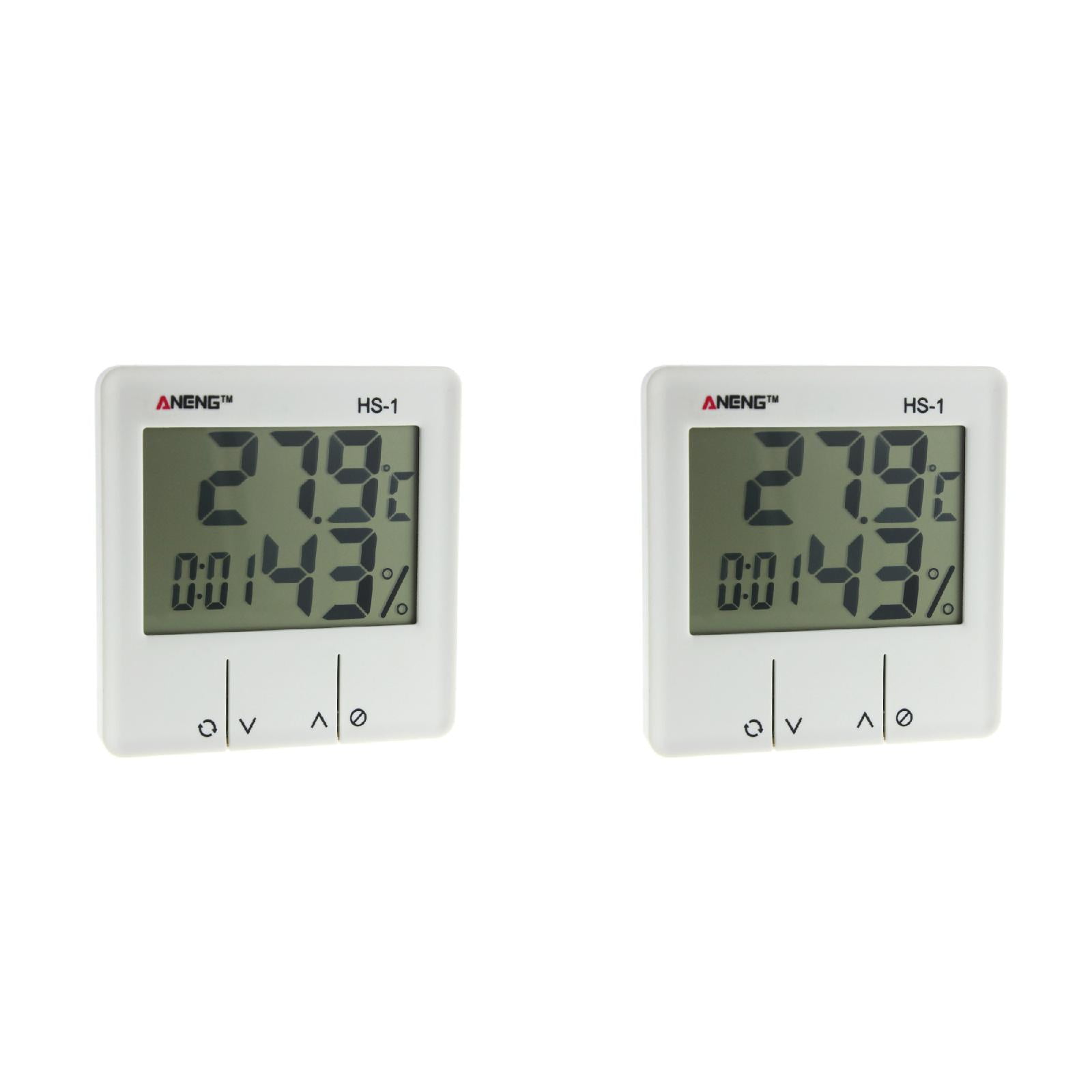 Indoor Room LCD Electronic Temperature Humidity Meter Digital Alarm