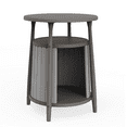 thumbnail image 1 of ZUCONKITCH Indoor Round Side Table Cat House with Sturdy Top - Modern Stylish Pet Shelter & Spacious Condo (17.72"x17.72"x23.54"), 1 of 7