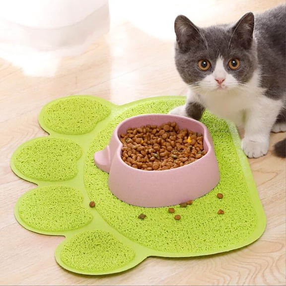 Indoor Rug Mat Kitty Pet Cat For Litter And Small Mat Litter Carpet Washable Mess Boxes Control Trap Litter To Mat Scatter Kitty Litter Pet Supplies, 36 cmx40 cm, Green