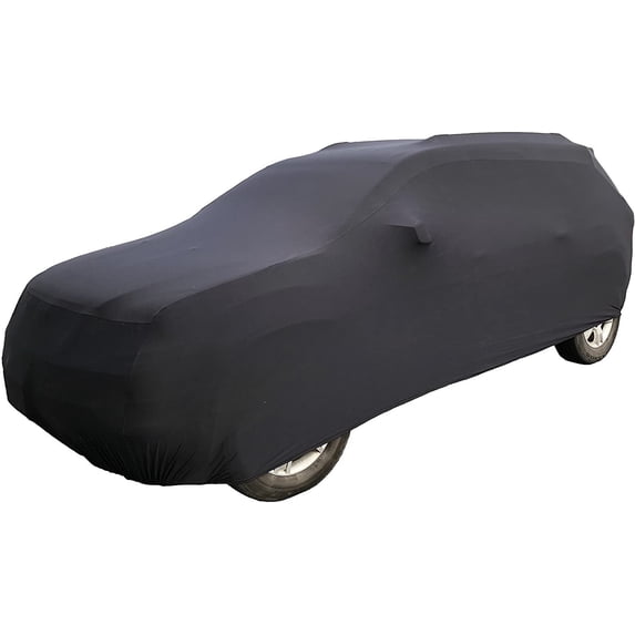 Indoor SUV Car Cover for Jeep Wrangler JK 2 Door 2018-2018 - Black Satin - Ultra Soft Indoor Material - Guaranteed Keep Vehicle Looking Between Use - Includes Storage Bag