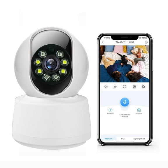 Indoor Security Camera, 1080P Wifi Camera for Home, 2.4Ghz & 5Ghz Dual Band, Pan/Tilt, Two-Way Audio, Night Vision, Pet Camera with Motion Detection