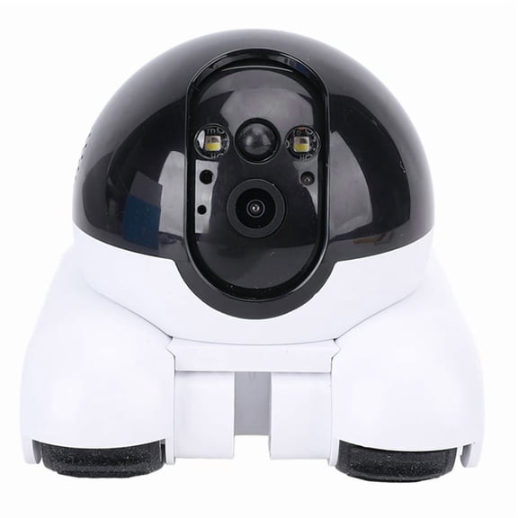 Indoor Security Camera 2MP Double Lens 5200mAh Rechargeable Battery APP Remote Control Pet Robot Camera for Cats Dogs