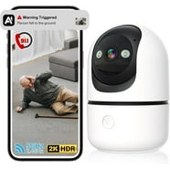 Enabot EBO X Indoor Wi-Fi Moving 4K Smart Home Companion Robot Camera ...