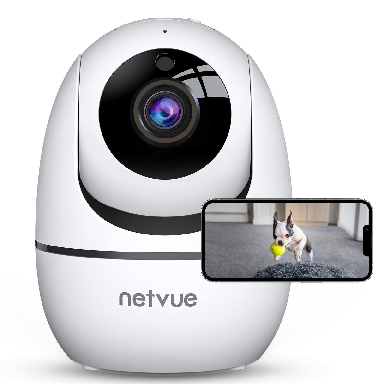 Indoor Security Camera, Netvue Home Wifi Cameras 1080P Smart Home Video  Cameras - Only 2.4GHz Wi-Fi