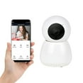 thumbnail image 1 of Indoor Security Camera, Pan/Tilt 2.4Ghz Wifi for Home, 1080P Pet/Baby Monitor with Night Vision, 2-Way Audio, Motion Tracking, Phone App, 1 of 9