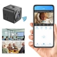 thumbnail image 1 of Indoor Security Camera, Wireless Wifi Camera for Home, Small Surveillance Cam with 150° Wide Angle, Motion Detection Alerts, 2-Way Talk Audio, Night Vision for Remote Monitoring, 1 of 9