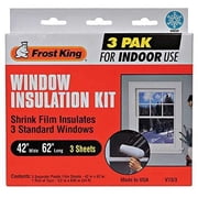 Indoor Shrink and Seal Window Kit 42" x 62"