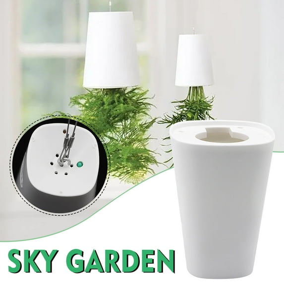 Indoor Sky Upside Down Recycled Hanging Planter Pot Upside Down Sky Planting Pot Home Decor