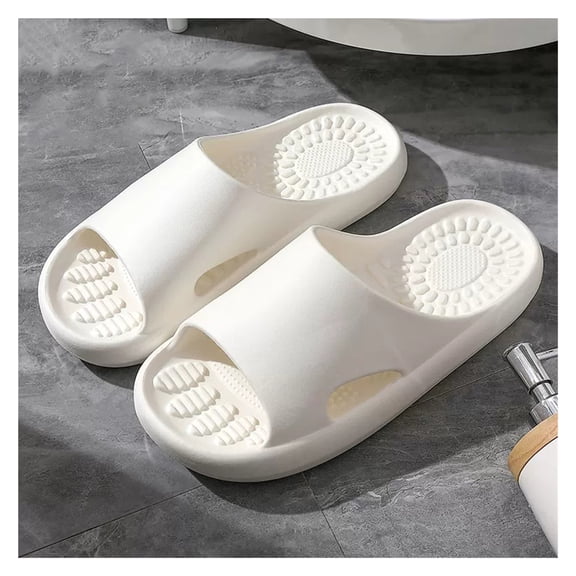 Indoor Slippers for Women Men Massage Slippers Non-Slip Open Toe Quick Drying Lightweight Bathroom Shower Slippers,Women Relief Plantar Fasciitis Sandals